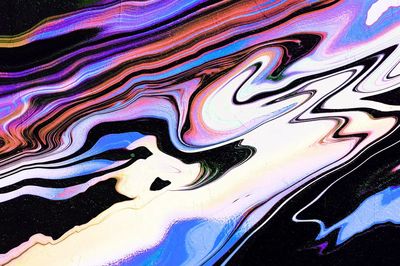flVibrant colorful fluid art background. poster