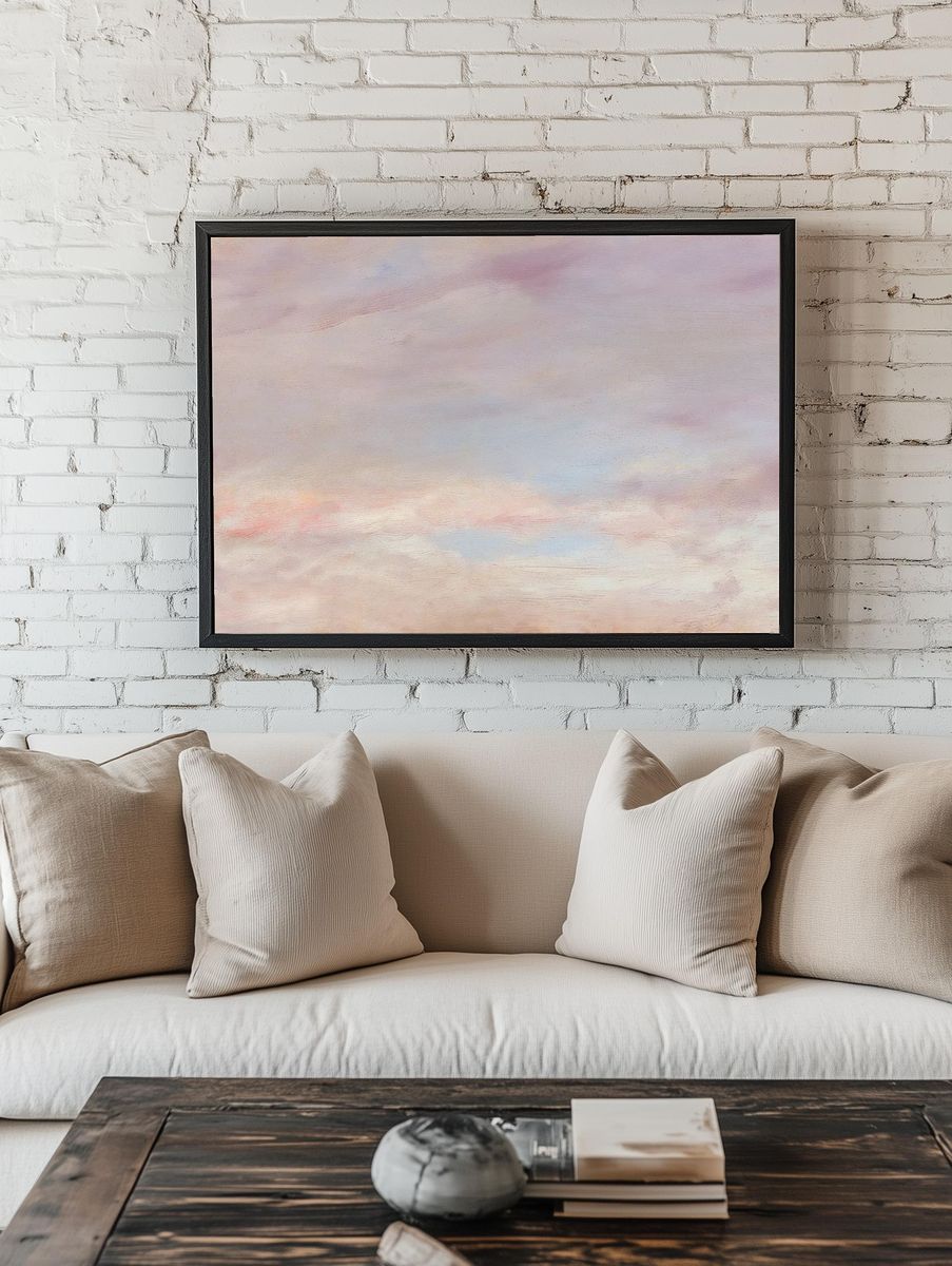 Sky pastel texture background, remixed room preview