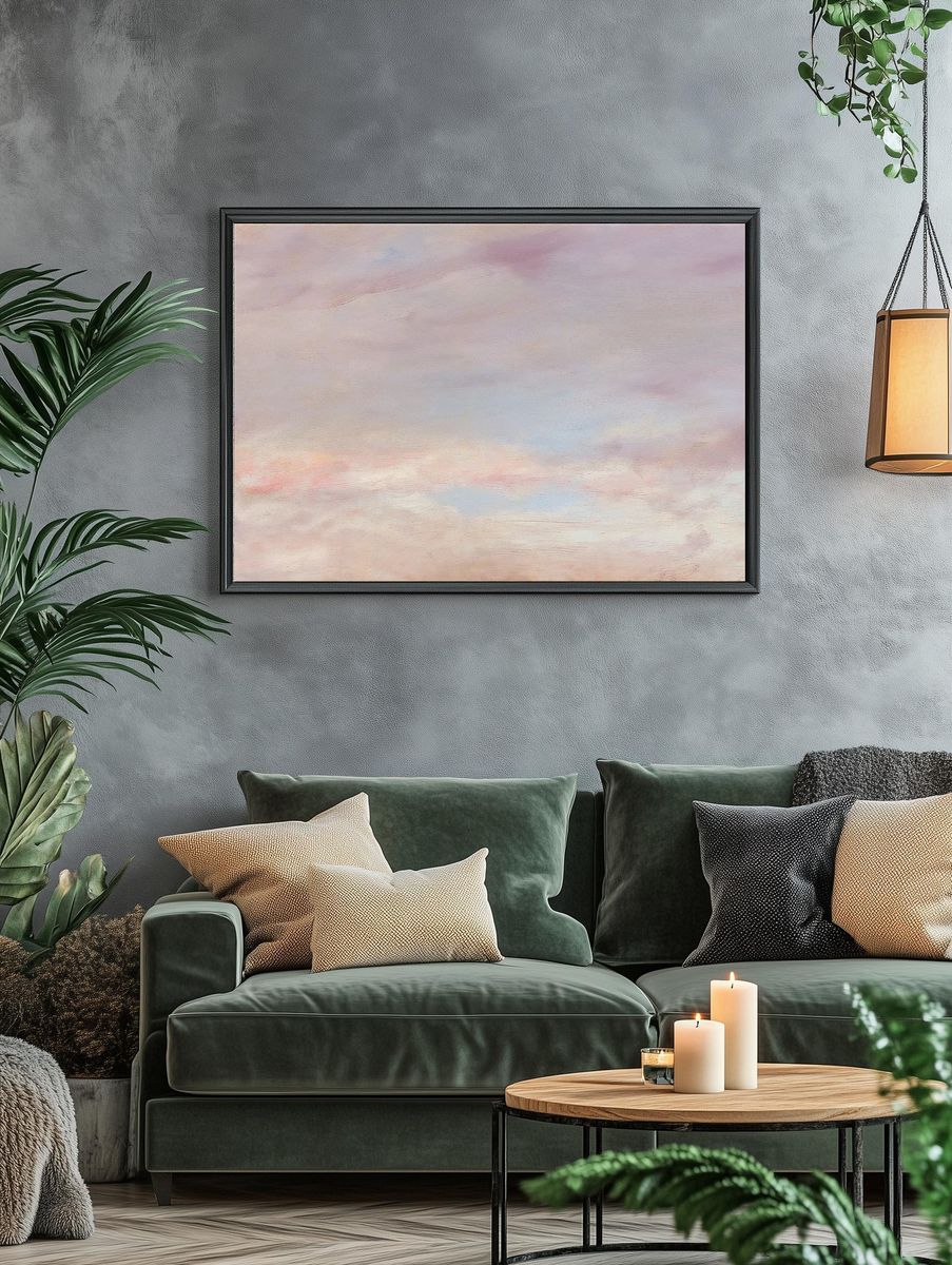 Sky pastel texture background, remixed. — room view 4