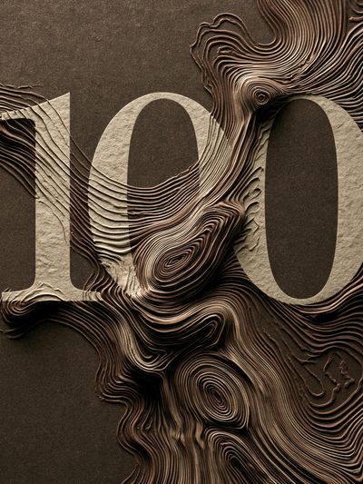 Layered 10 Abstract Poster. poster