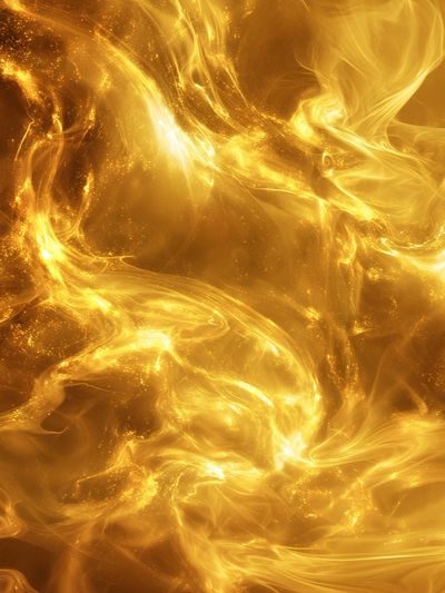 Golden Light Abstract Poster. poster