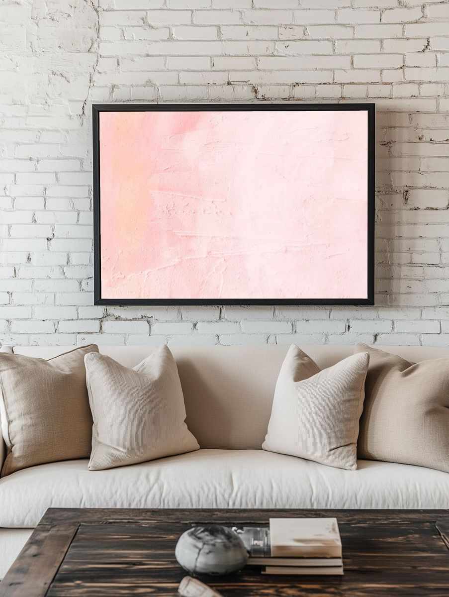 Cement wall texture pastel background. — room view 1