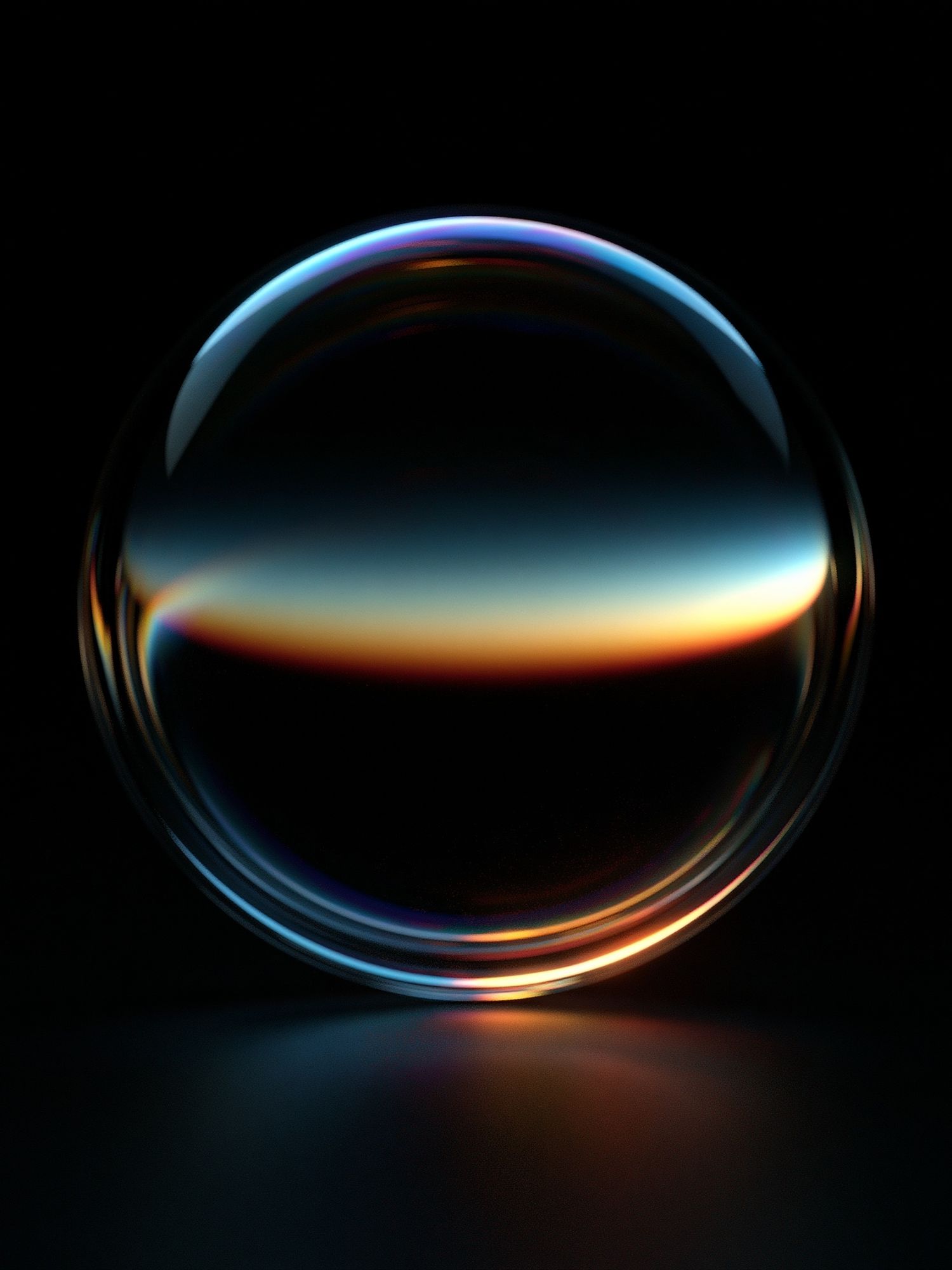 Prismatic Orb Abstract Poster. poster detail
