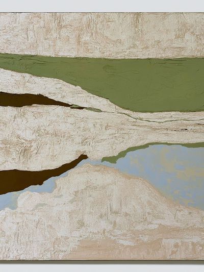 Earthy Horizon Abstract Poster.