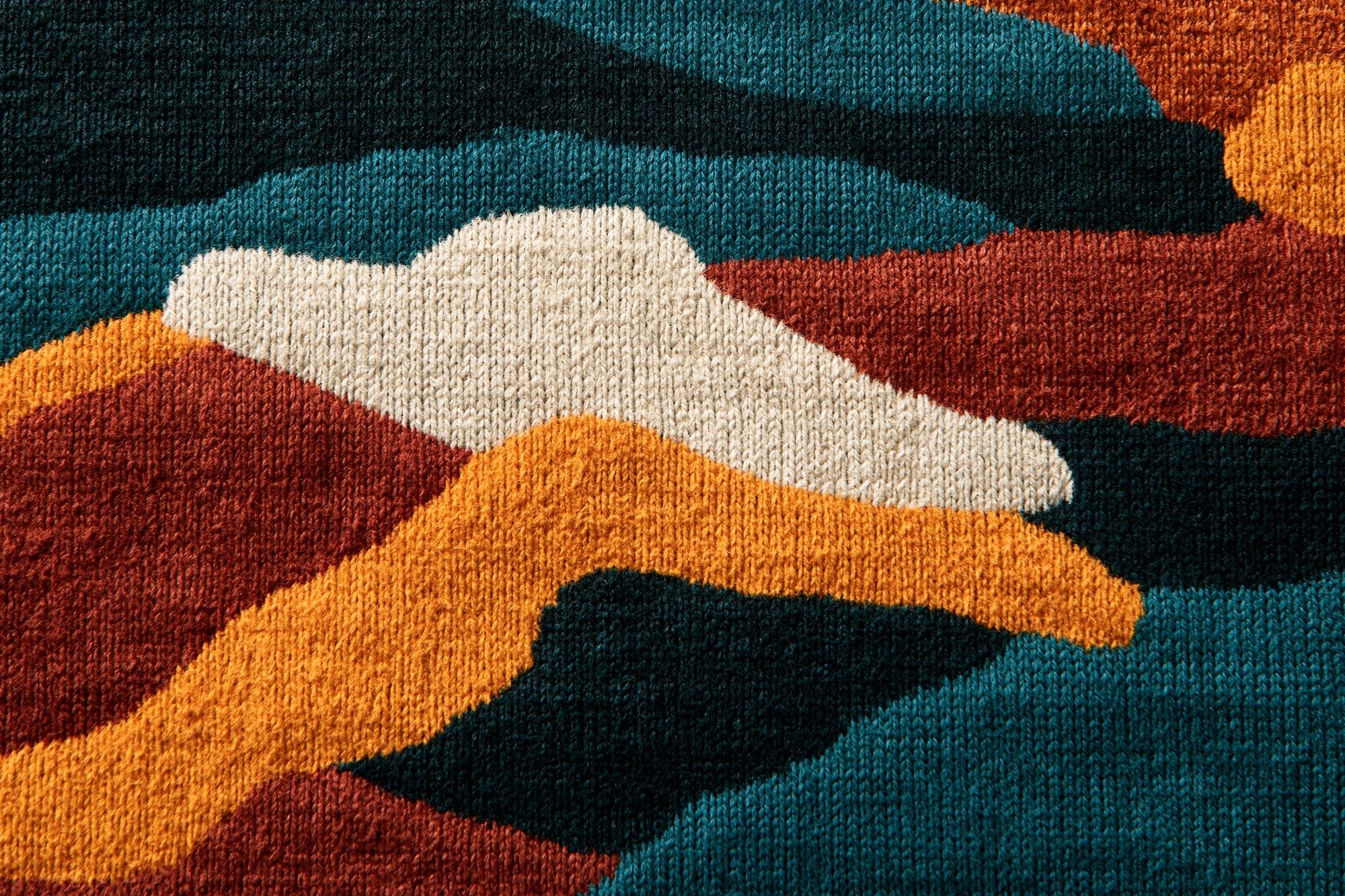 Textured Abstract Waves Poster. poster detail