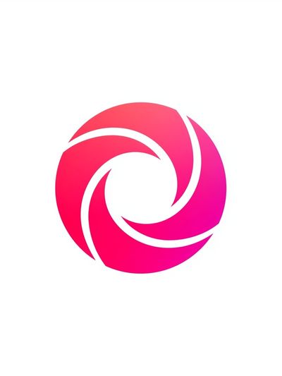 Pink Spiral Abstract Poster.