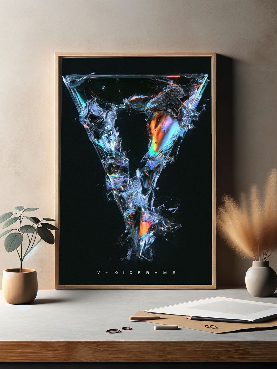 Void Frame Abstract Poster. — room view 2