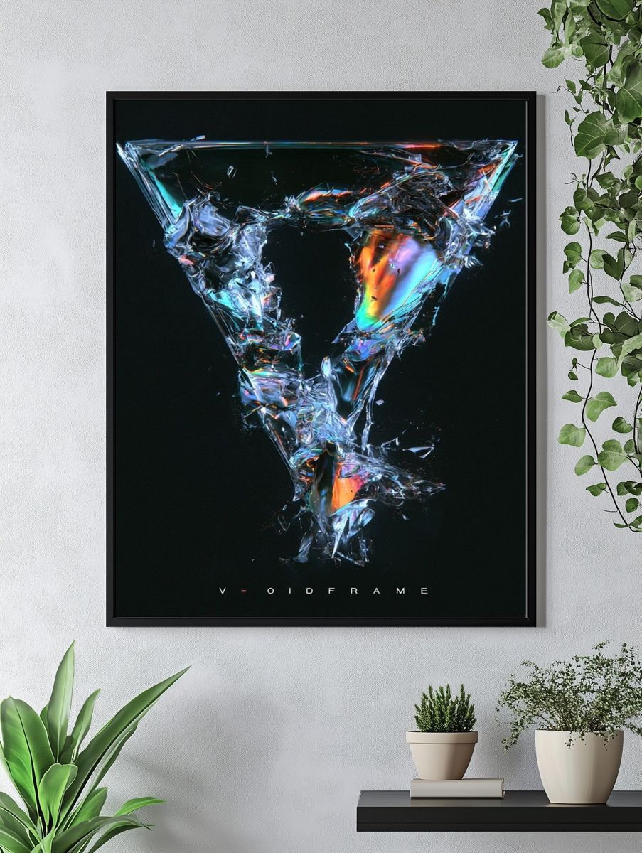 Void Frame Abstract Poster. — room view 4