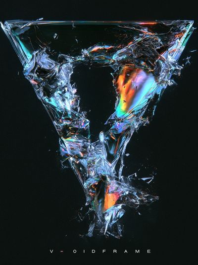 Void Frame Abstract Poster.