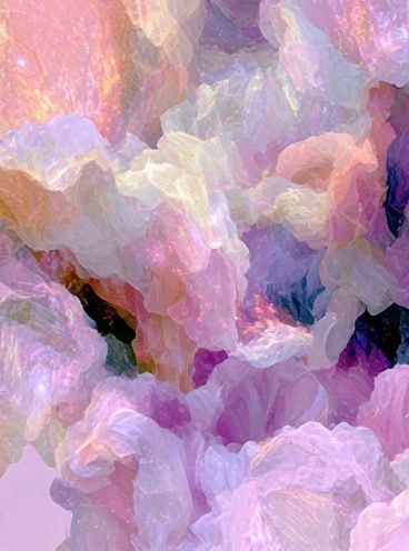 Pastel Floral Abstract Poster. poster detail