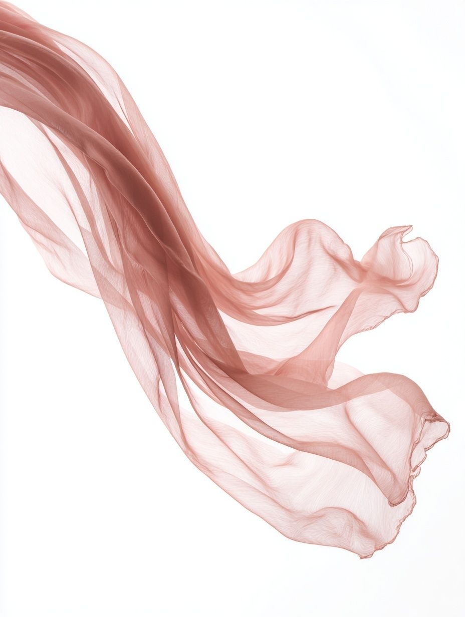 Blush Silk Flow Abstract Print. poster — abstract art