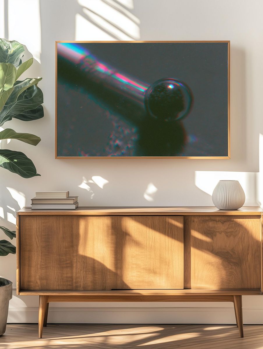 Prismatic Orb Abstract Poster. — room view 3