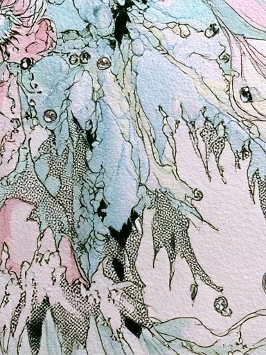 Pastel Dreamscape Abstract Poster. poster detail