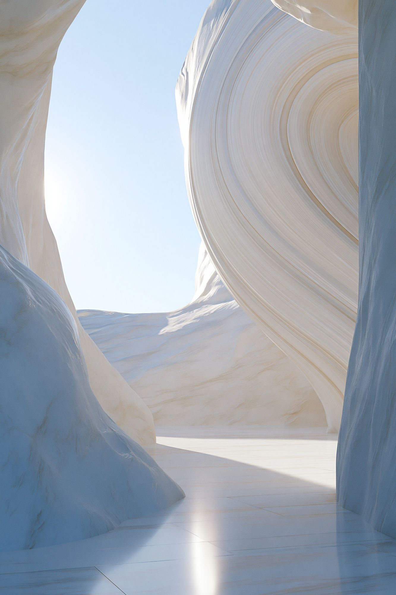 Sculpted Canyon Light Poster. poster detail
