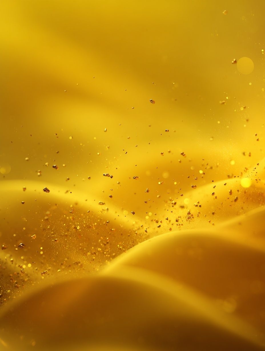 Golden Abstract Glow Poster. poster — abstract art
