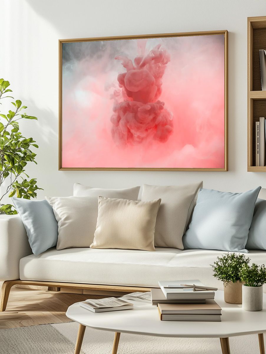 Acryllic color dissolving in water. — room view 2