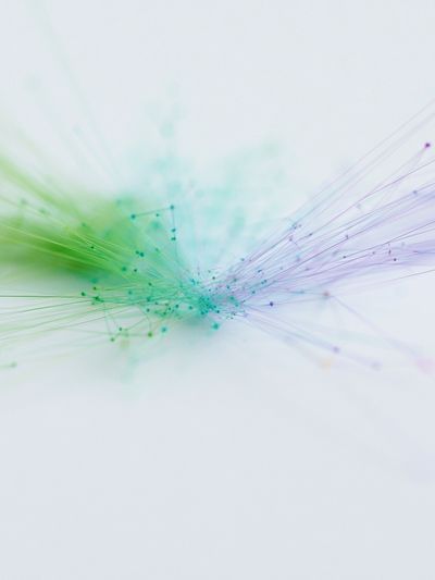 Pastel Fiber Abstract Poster. poster