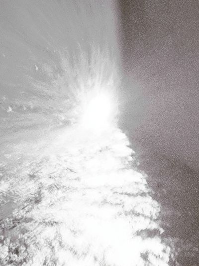 Silver Burst Abstract Print. poster