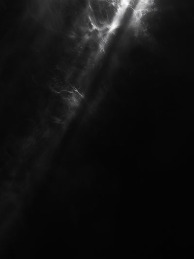 Monochrome Smoke Abstract Poster.