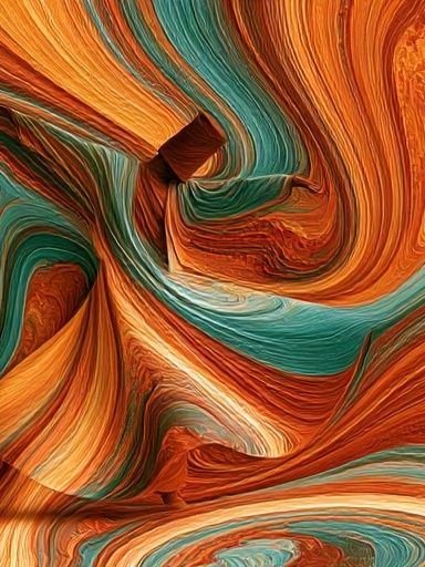 Solar System Abstract Poster. poster — abstract art