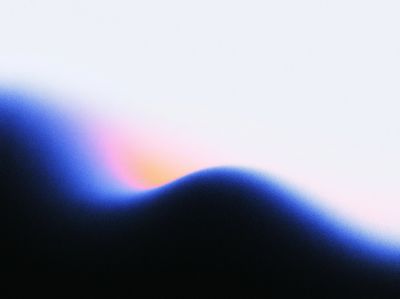 Soft Gradient Horizon Abstract Poster.