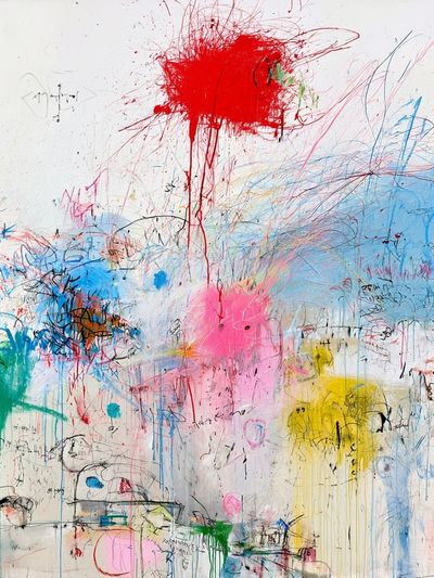 Color Splash Abstract Poster. poster