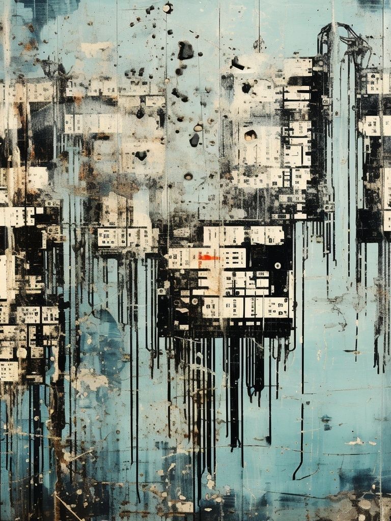 Urban Drift Abstract Poster. poster detail