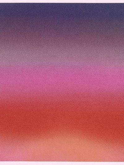 Sunset Gradient Abstract Poster.