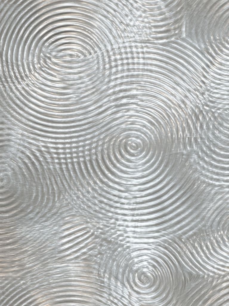 Silver Ripple Abstract Print. poster — abstract art