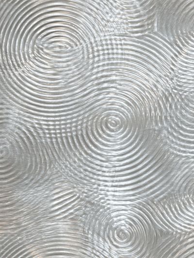 Silver Ripple Abstract Print.