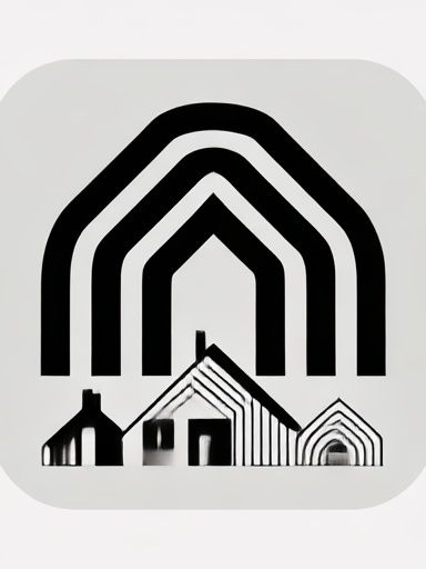 Abstract Archway Village Poster. poster detail
