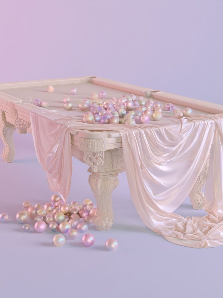 Pearl Pool Table Abstract Poster. poster — abstract art
