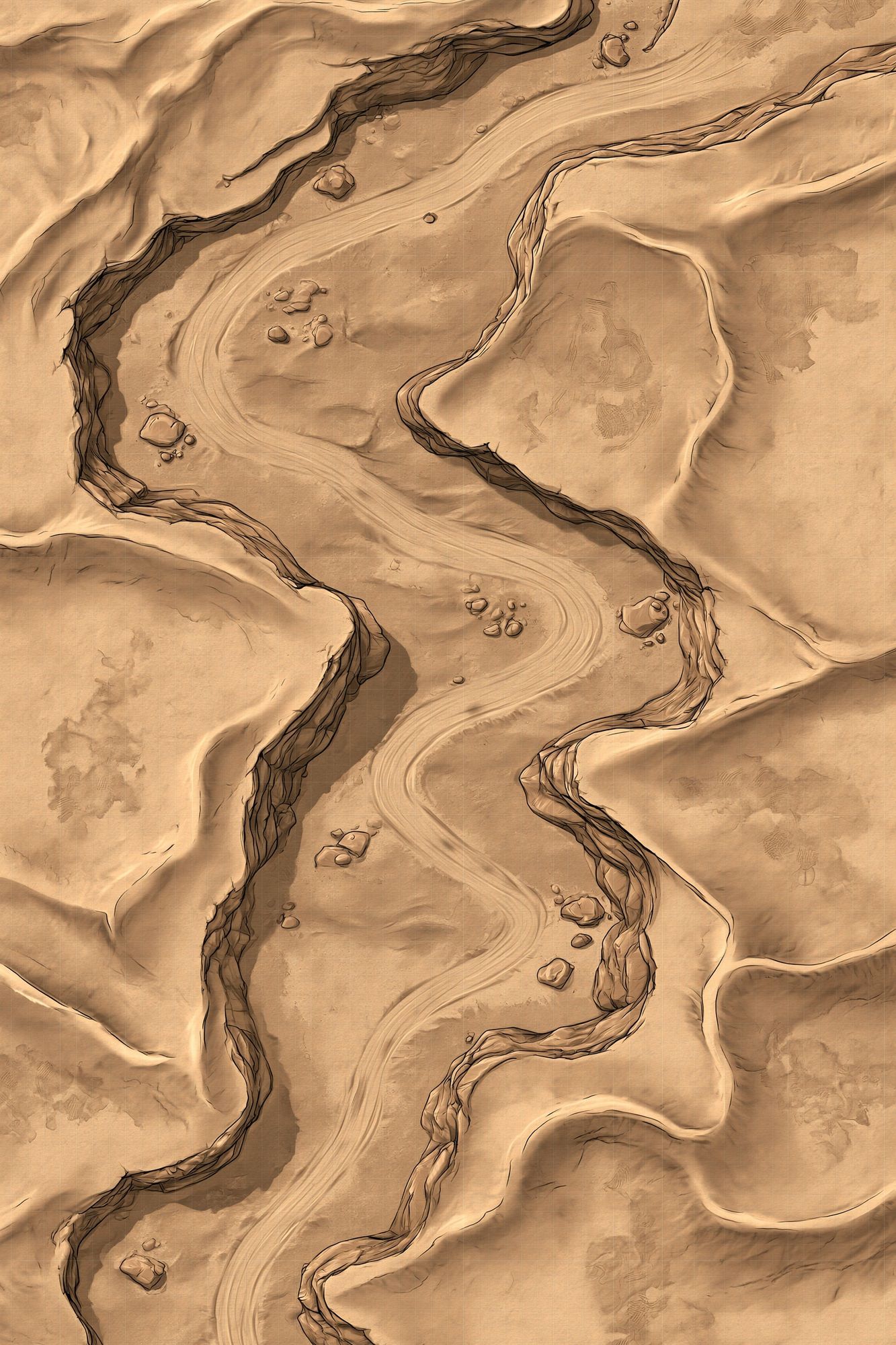 Desert Canyon Abstract Poster. poster detail