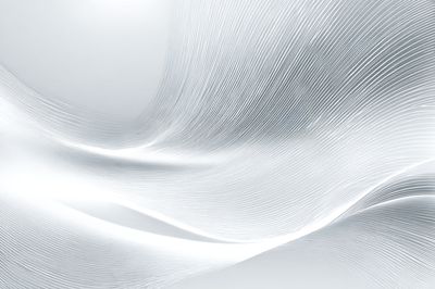 Silver Flow Abstract Poster. poster