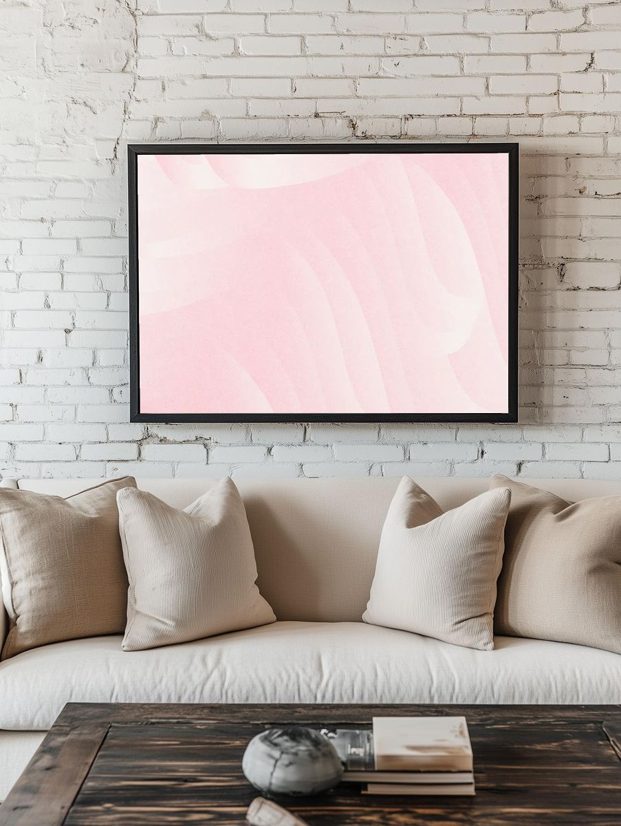 Abstract pink layer patterned background. room preview