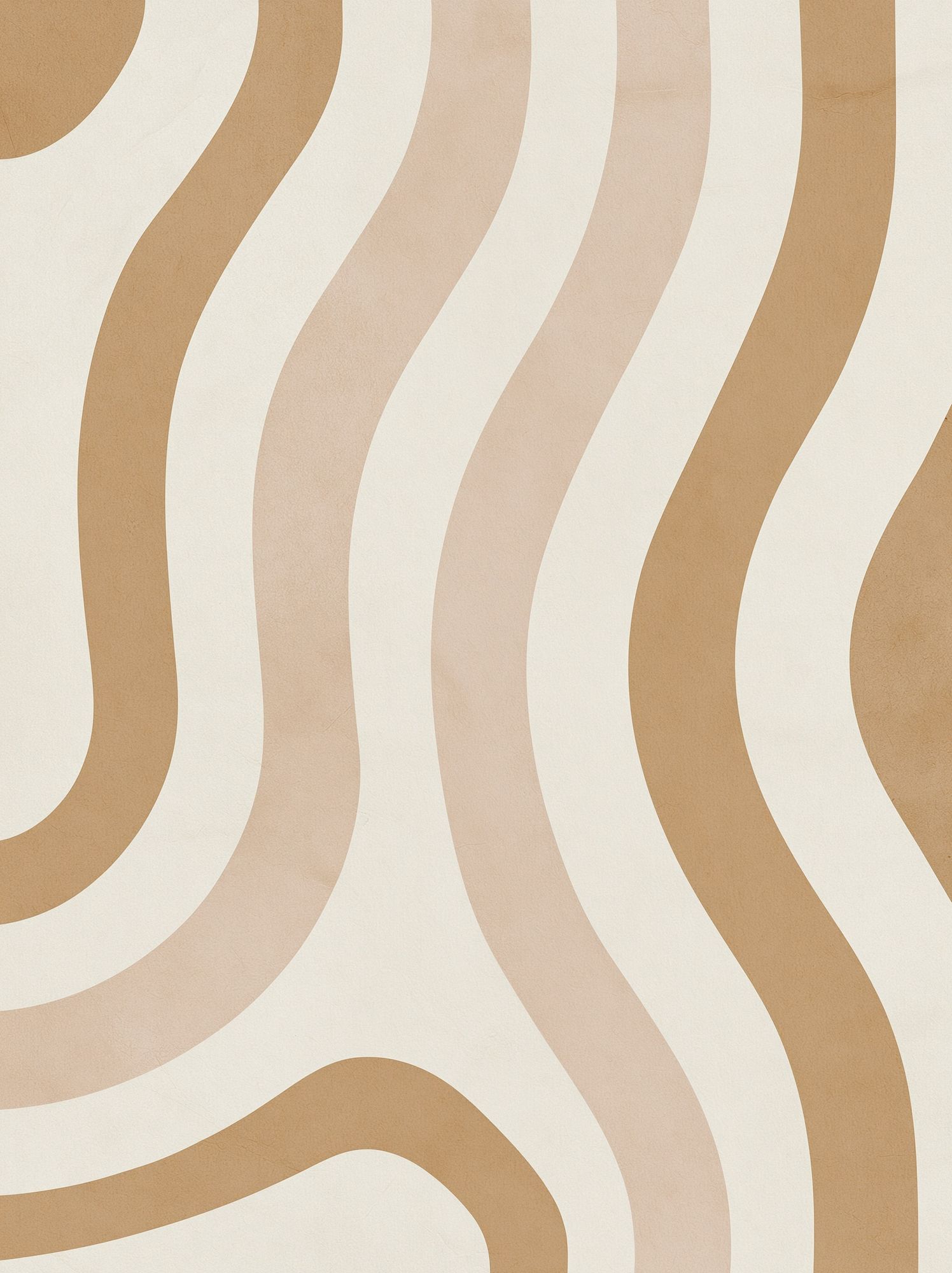 Wavy Neutral Lines Abstract Poster. poster detail