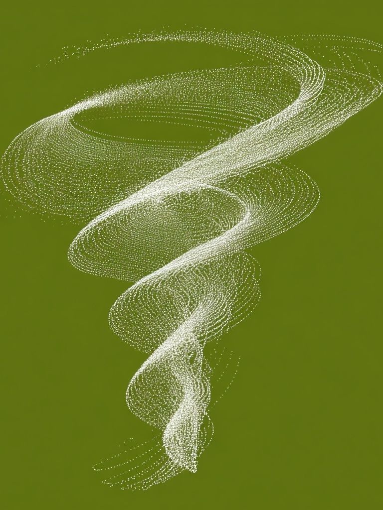 Whimsical Swirl — Abstract Print. poster — abstract art