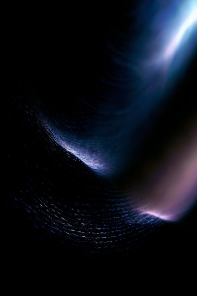 Cosmic Light Wave Abstract Poster.