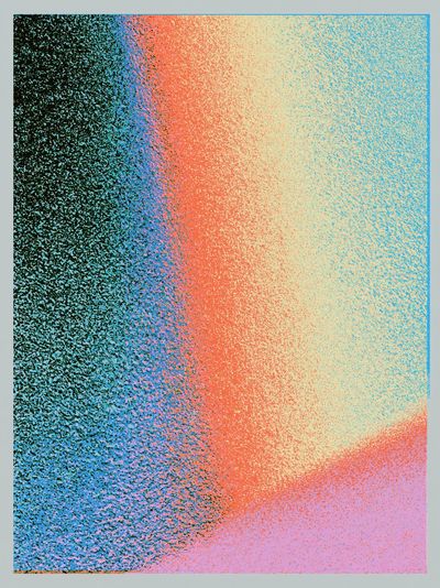 Prismatic Gradient Abstract Poster.
