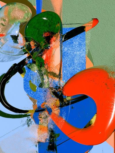 Chromatic Orbital Abstract Poster.
