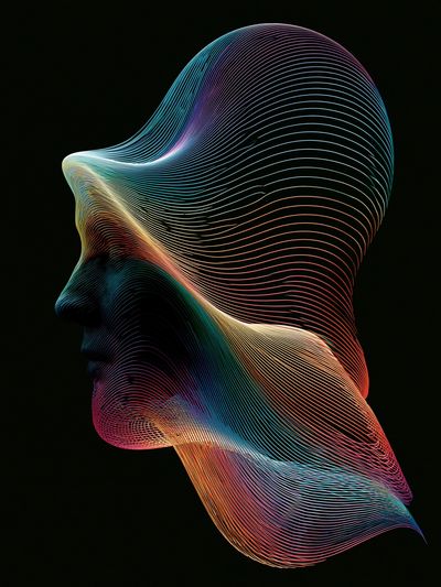 Chromatic Flow Abstract Poster. poster