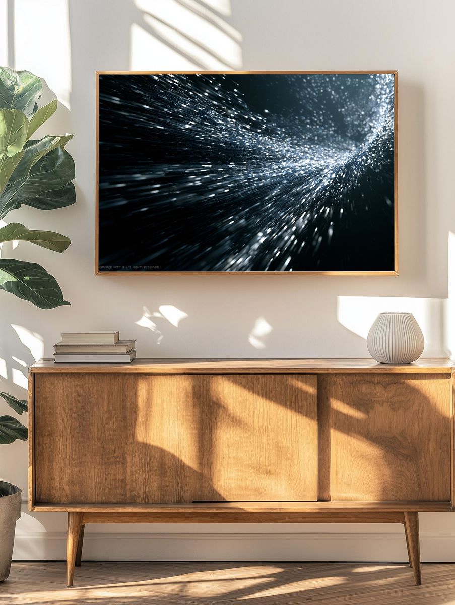 Starlight Motion Abstract Poster. — room view 3