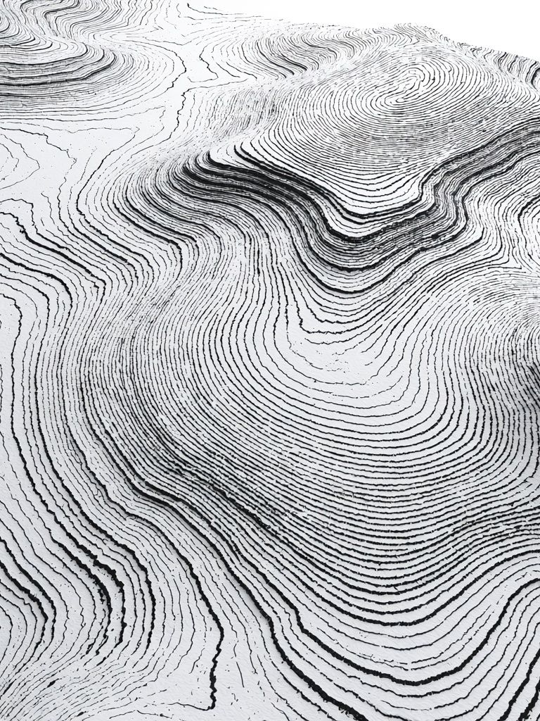 Contour Lines Abstract Poster. poster — abstract art