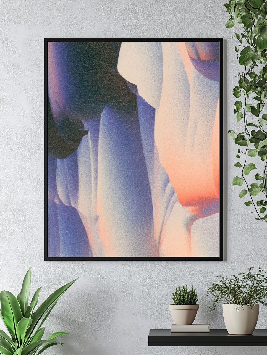 Dreamy Abstract Color Fields Poster. — room view 4