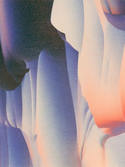 Dreamy Abstract Color Fields Poster.