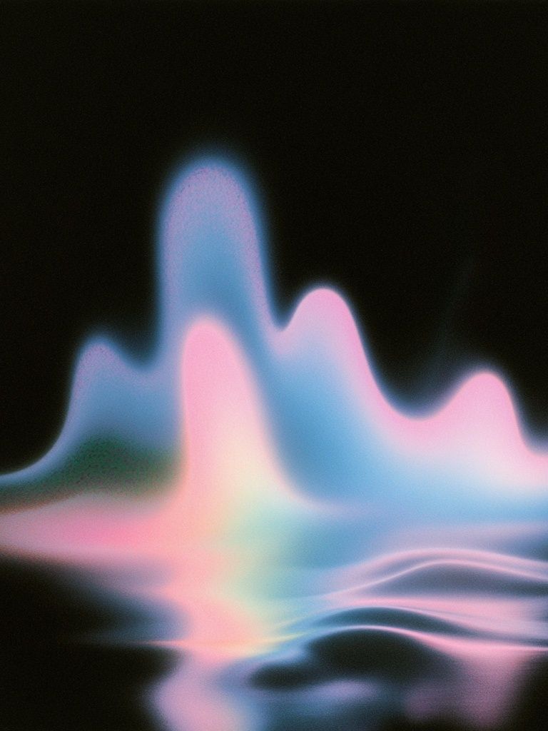 Neon Dreamscape Abstract Poster. poster detail