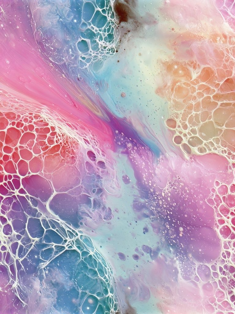 Pastel Fluid Abstract Poster. poster detail