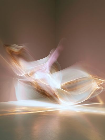 Luminous Flow Abstract Print.