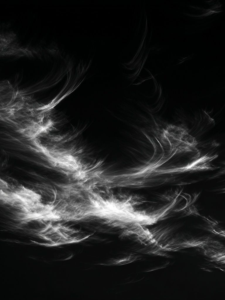 Monochrome Smoke Abstract Poster. poster detail
