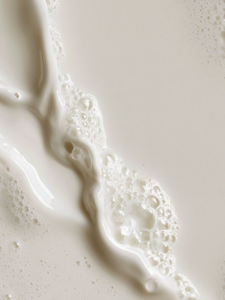 Cream Foam Abstract Print. poster detail